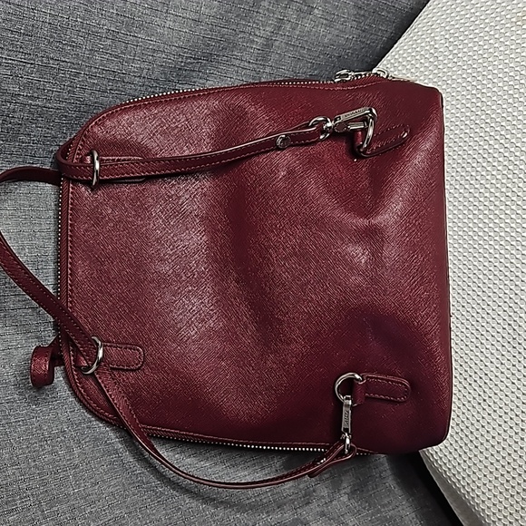 RUDSACK BURGUNDY BACKPACK PURSE - Picture 2 of 8